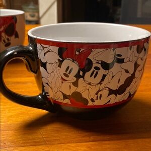 Disney Black and Red Mickey Mouse Dining Mug